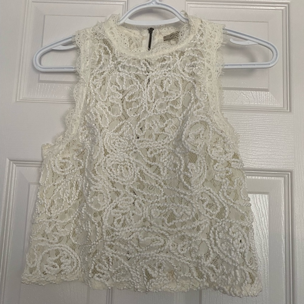 Zara lace sleeveless top